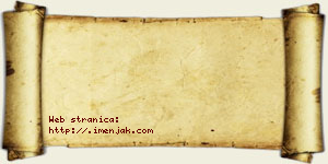 Jovana Brakus vizit kartica